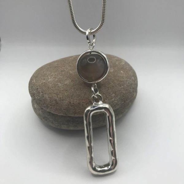 Abstract bead necklace
