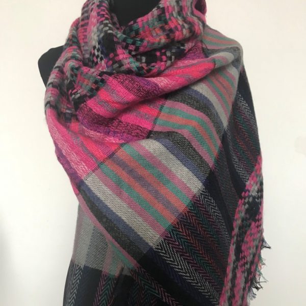 Tartan thick/warm large scarf