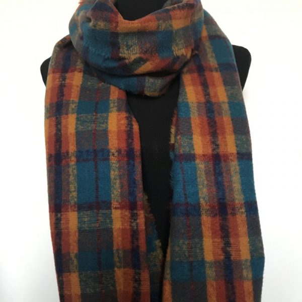 Tartan thick/warm soft large scarf