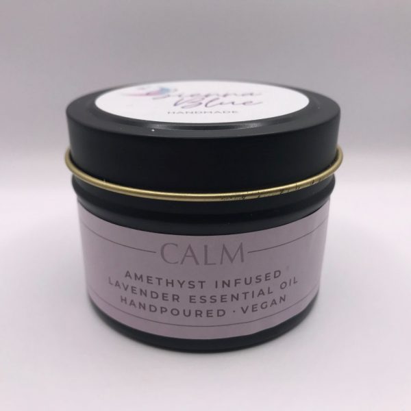 "Calm" Crystal Candle