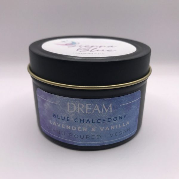 "Dream" Crystal Candle