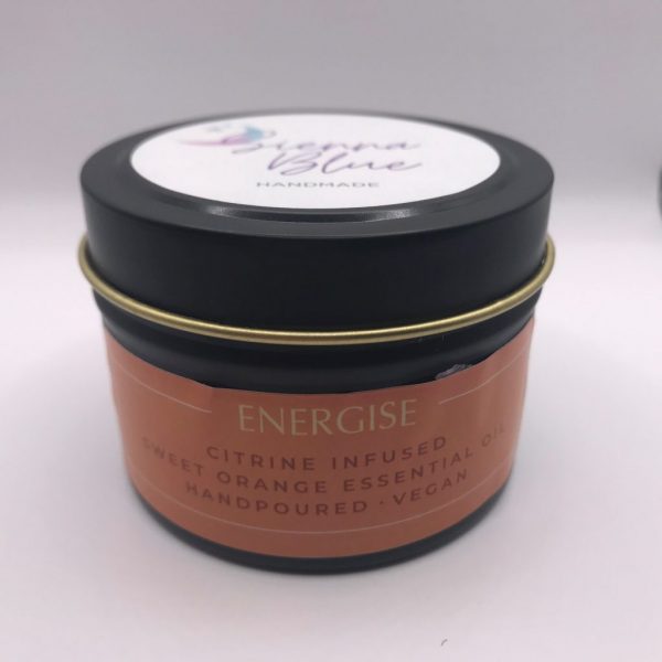 "Energise" Crystal Candle